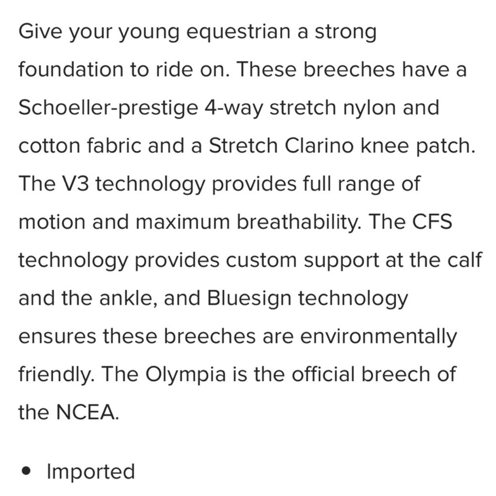 Ariat Pro Olympia Knee Patches Front Zip/LR - Picture 16 of 16